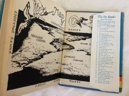 OZOPLANING with the Wizard of OZ w/ Dust Jacket DJ Vintage Ruth Plumly Thompson - Image 7