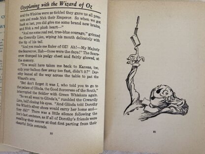 OZOPLANING with the Wizard of OZ w/ Dust Jacket DJ Vintage Ruth Plumly Thompson - Image 4