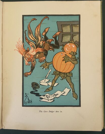 PEARL AND THE PUMPKIN W W Denslow 1904 Book Oz 16 Color Illus, Dillingham 1st Edition, Seahorses Galore! - Image 7