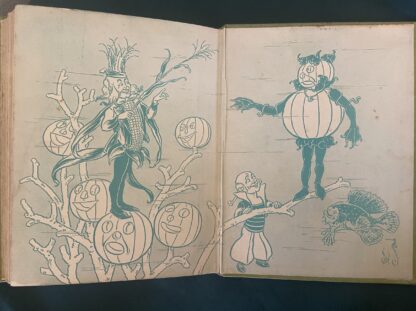 PEARL AND THE PUMPKIN W W Denslow 1904 Book Oz 16 Color Illus, Dillingham 1st Edition, Seahorses Galore! - Image 13