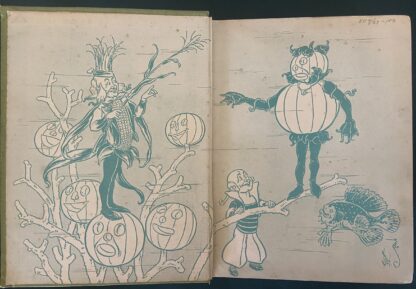 PEARL AND THE PUMPKIN W W Denslow 1904 Book Oz 16 Color Illus, Dillingham 1st Edition, Seahorses Galore! - Image 3