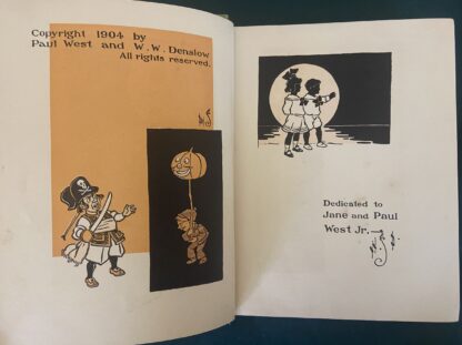 PEARL AND THE PUMPKIN W W Denslow 1904 Book Oz 16 Color Illus, Dillingham 1st Edition, Seahorses Galore! - Image 4