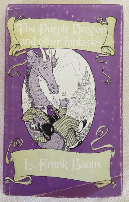 Original Drawing in PURPLE DRAGON & OTHER FANTASIES Baum Oz 1976 1st, DJ - Image 2