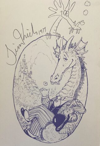Purple Dragon L Frank Baum Book Tim Kirk Original Art