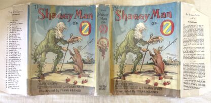 SHAGGY MAN OF OZ Book 1st Edition  Dust Jacket Jack Snow, John R Neill - Image 5
