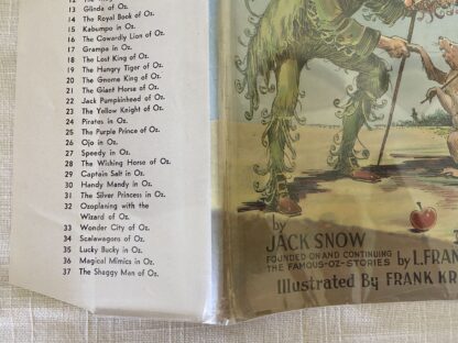 SHAGGY MAN OF OZ Book 1st Edition  Dust Jacket Jack Snow, John R Neill - Image 7