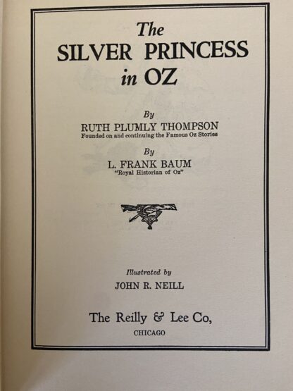 1st Edition Silver Princess in Oz Book Ruth Plumly Thompson 1938 - Image 4