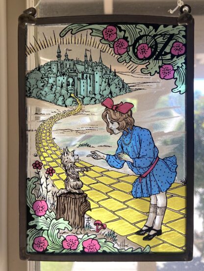 Wizard of Oz Stained Glass Dorothy Toto Emerald City