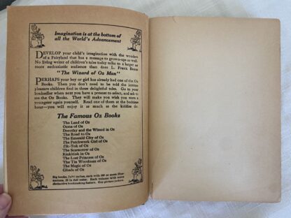 TIK-TOK OF OZ Book L Frank Baum 12 Color Plates, 1920 Wizard of Oz - Image 3
