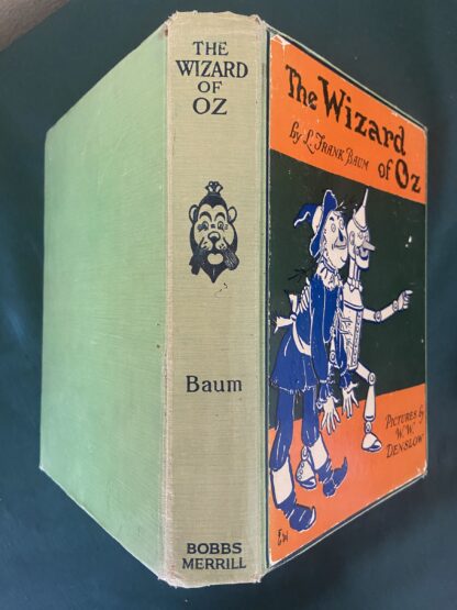 WIZARD OF OZ Book ca 1930 Bobbs-Merrill 5th Edn 3rd Prt L Frank Baum, W W Denslow 8 Color Plates - Image 8
