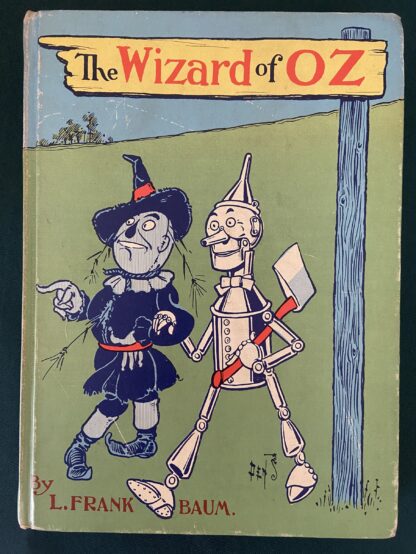Wizard of Oz Denslow Blue Poster Cover Book