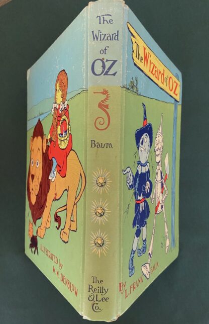 WIZARD OF OZ Book Vintage Denslow Blue Poster Cover, L Frank Baum - Image 9