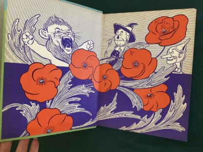WIZARD OF OZ Book Vintage Denslow Blue Poster Cover, L Frank Baum - Image 2