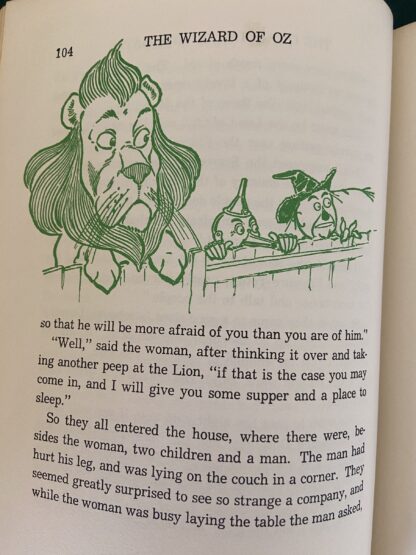 WIZARD OF OZ Book Vintage Denslow Blue Poster Cover, L Frank Baum - Image 7