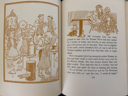 WIZARD OF OZ Book Vintage Denslow Blue Poster Cover, L Frank Baum - Image 6