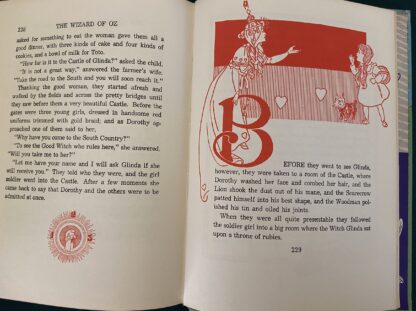 WIZARD OF OZ Book Vintage Denslow Blue Poster Cover, L Frank Baum - Image 4