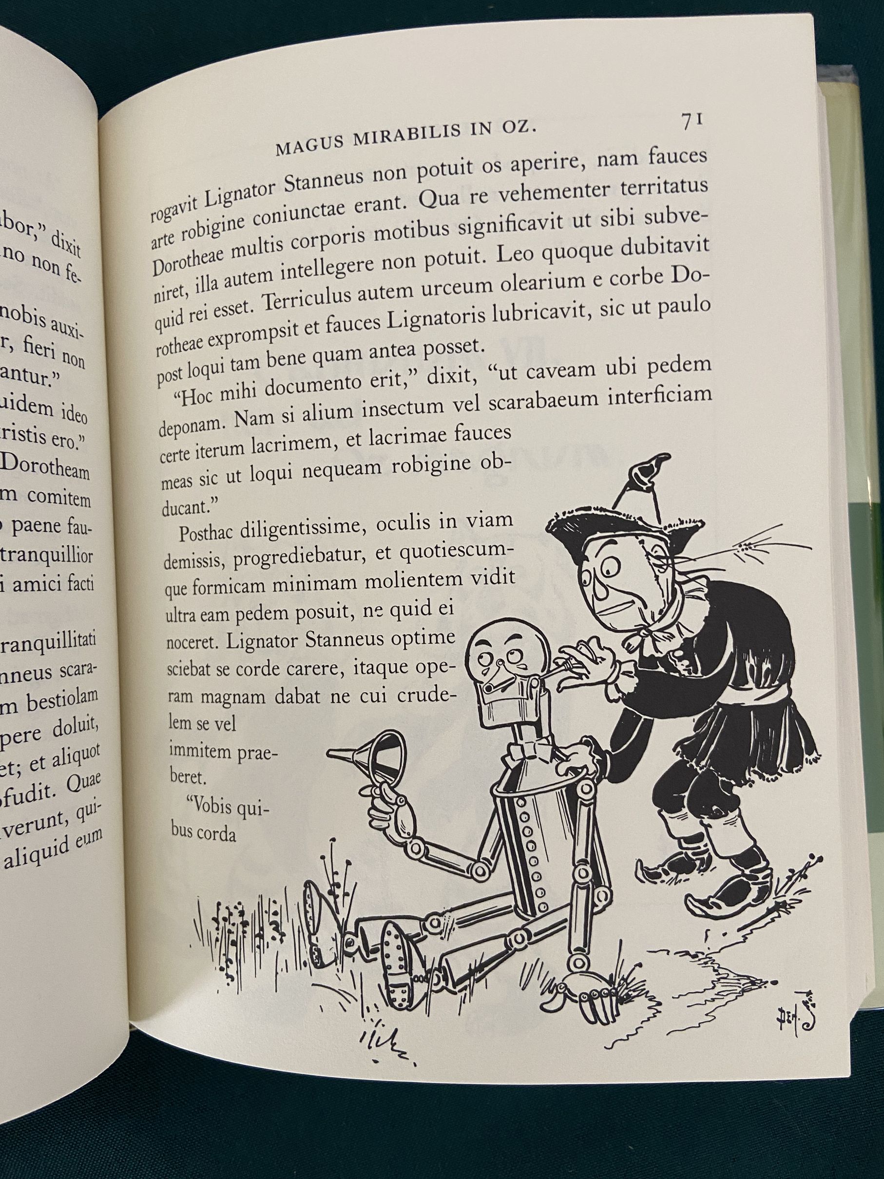 1987 Magus Mirabilis in Oz Classical Wizard of Oz in Latin Book, DJ: Baum, Denslow, Hinke - Image 6