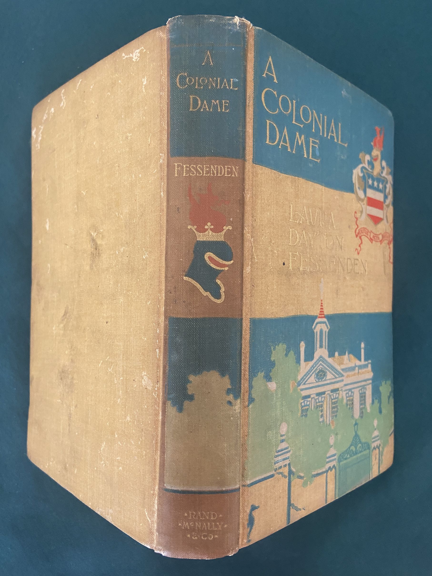 W W Denslow Book Cover A Colonial Dame Signed by Author 1897 Rand McNally - Image 2