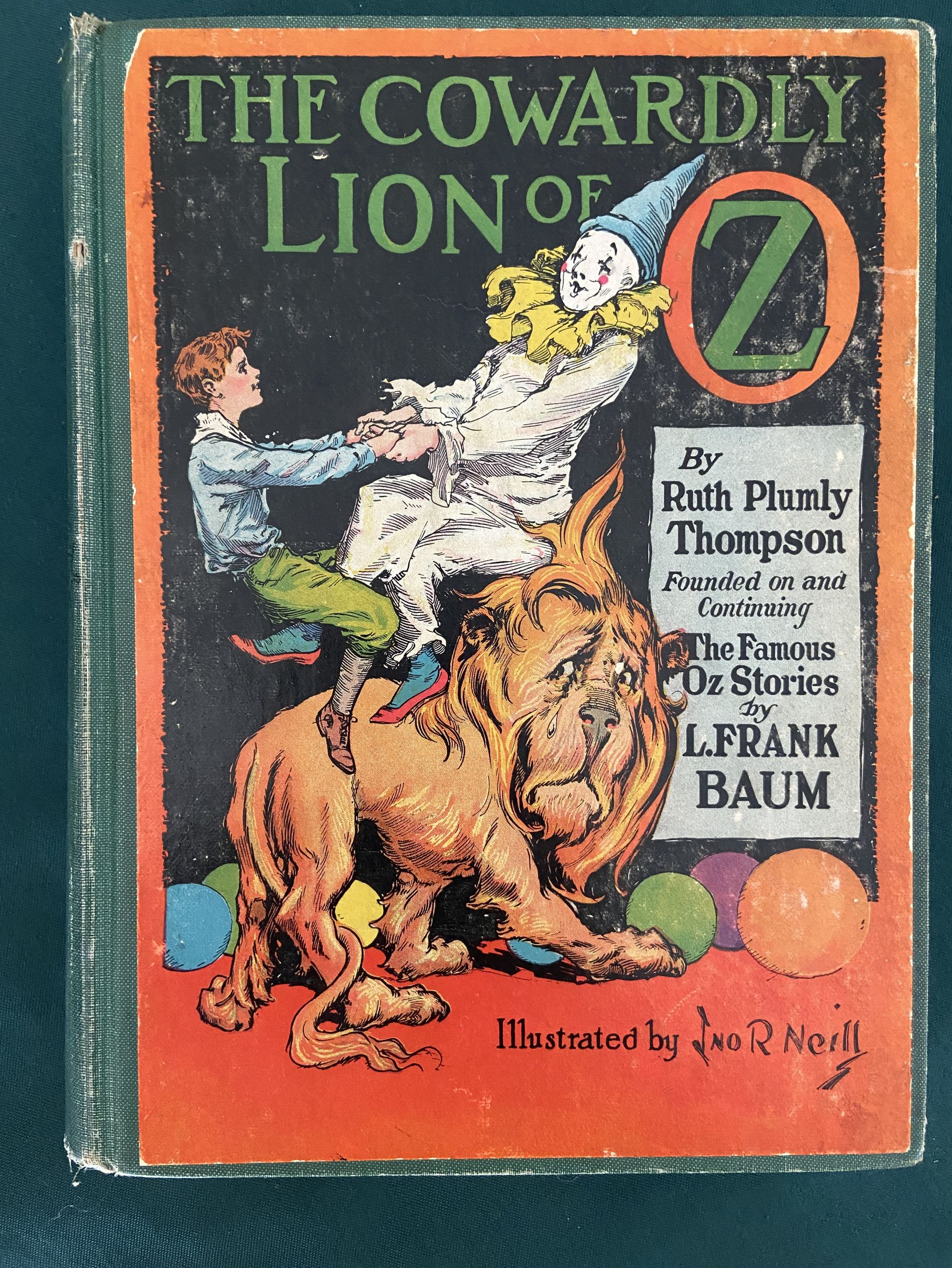 Cowardly Lion of Oz Book 1st edition ruth plumly thompson