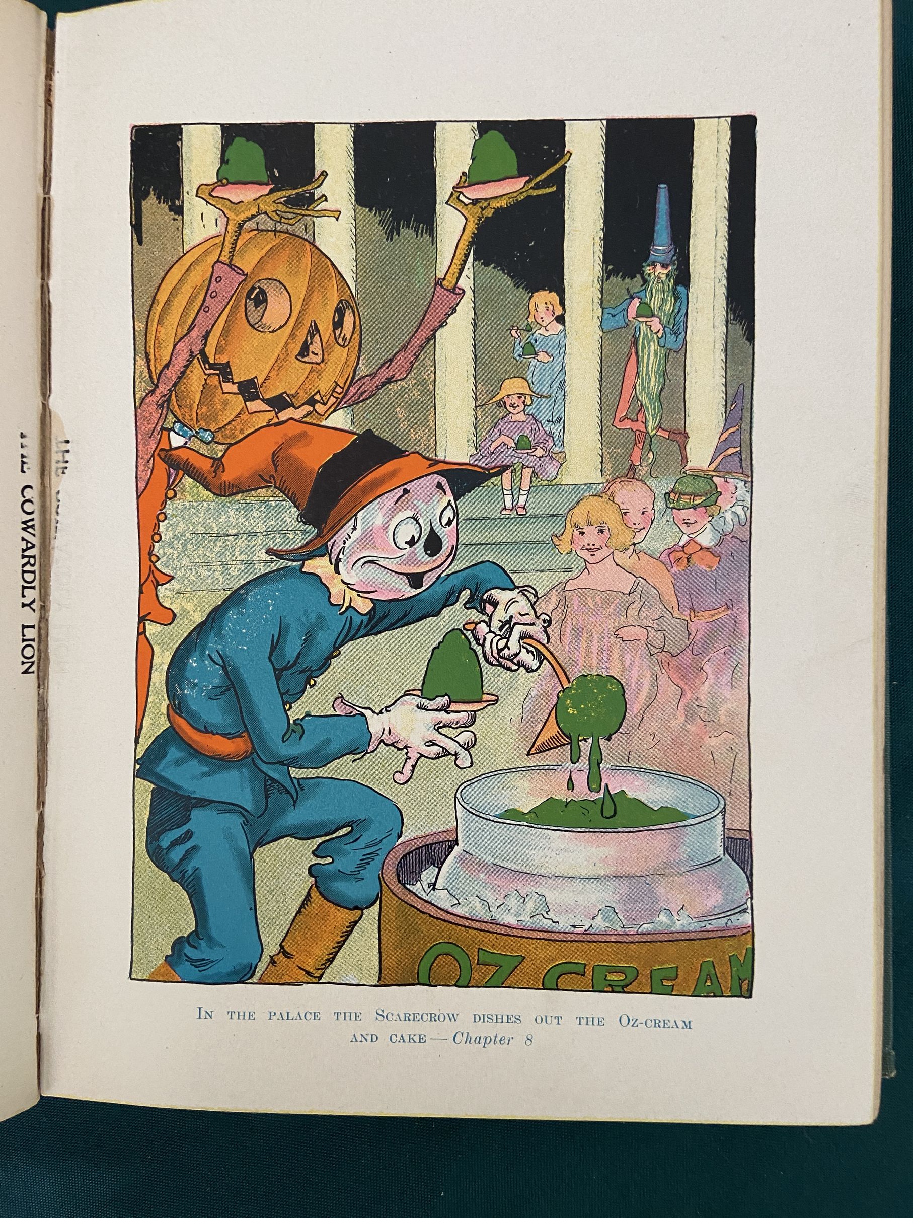1923 COWARDLY LION OF OZ Book Ruth Plumly Thompson 1st Edn 12 Color Plates - Image 7