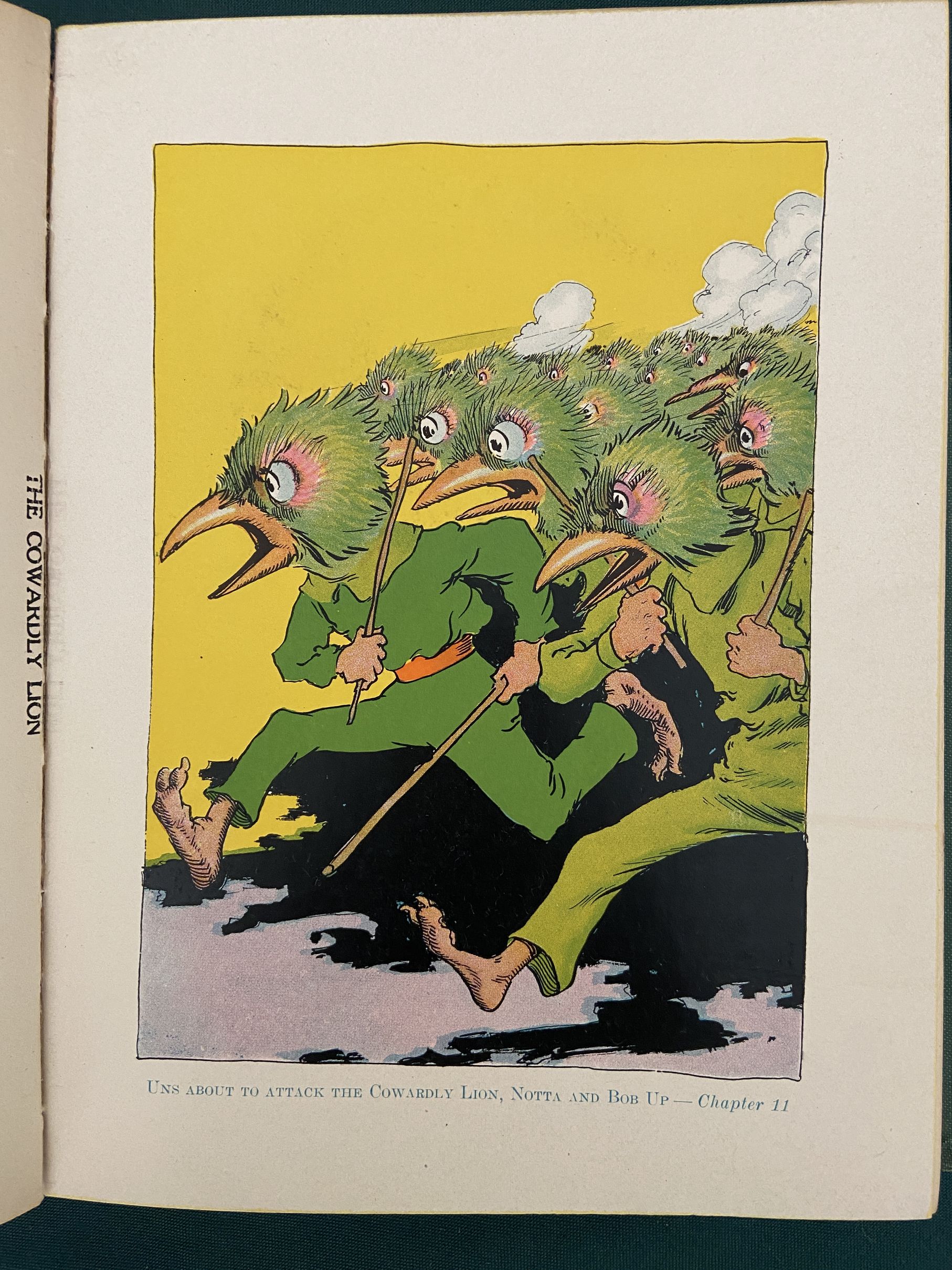 1923 COWARDLY LION OF OZ Book Ruth Plumly Thompson 1st Edn 12 Color Plates - Image 6