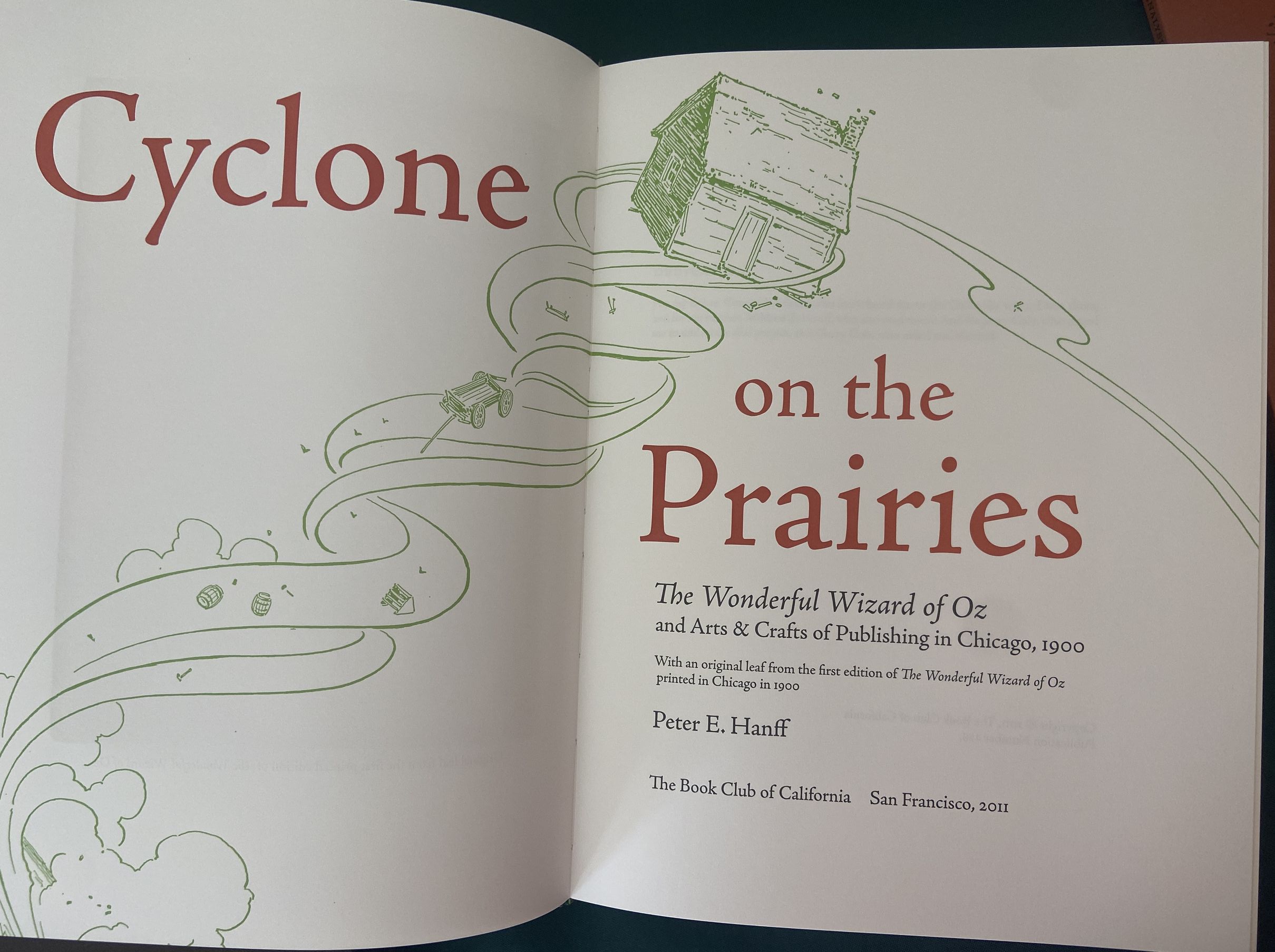 Cyclone on the Prairies by Peter Hanff & Bookbinder's Analysis Michael Riley in Slipcase - Image 3