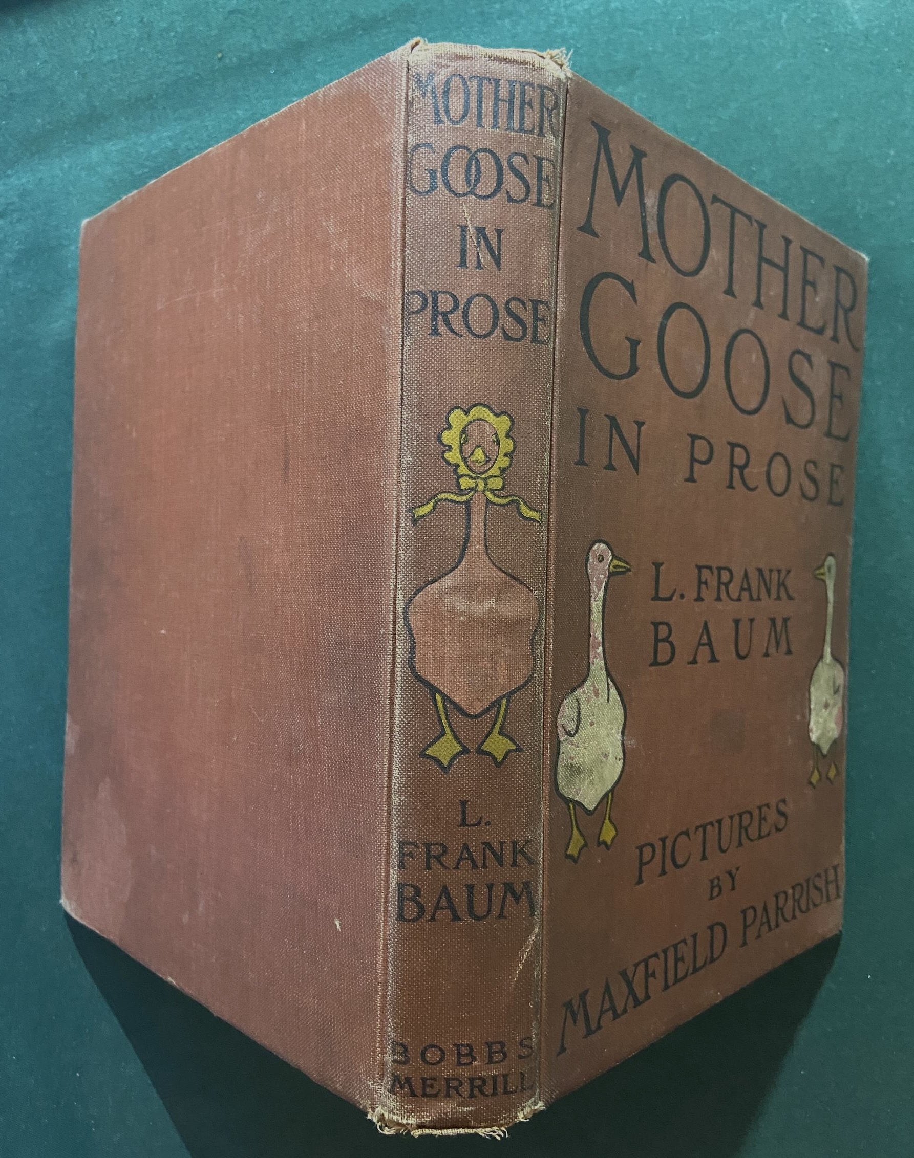 MOTHER GOOSE IN PROSE L F Baum OZ Maxfield Parrish 1905 Bobbs-Merrill - Image 11