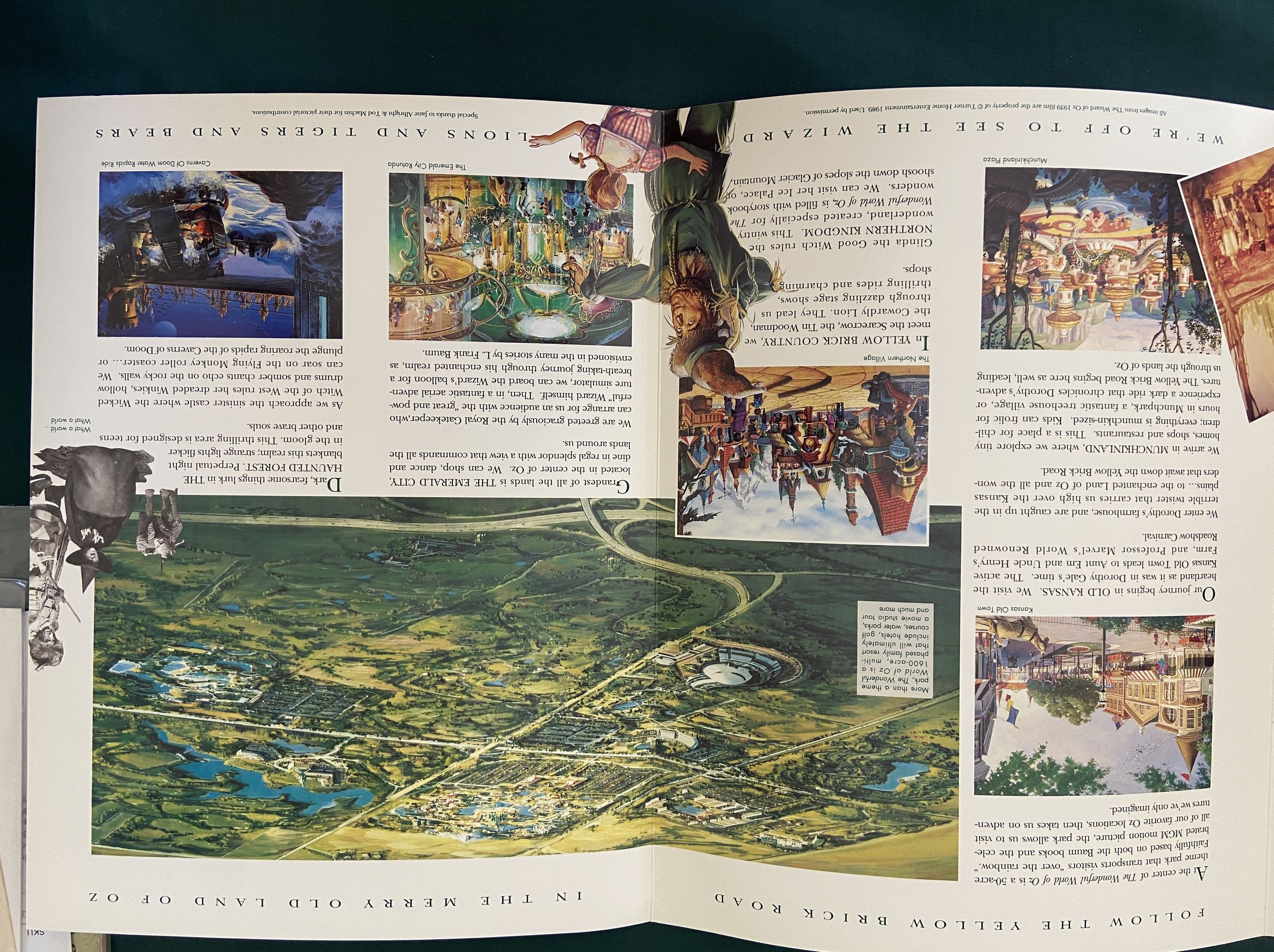 2 WONDERFUL WORLD OF OZ Kansas Theme Park Promotional Advertising Brochures - Image 4