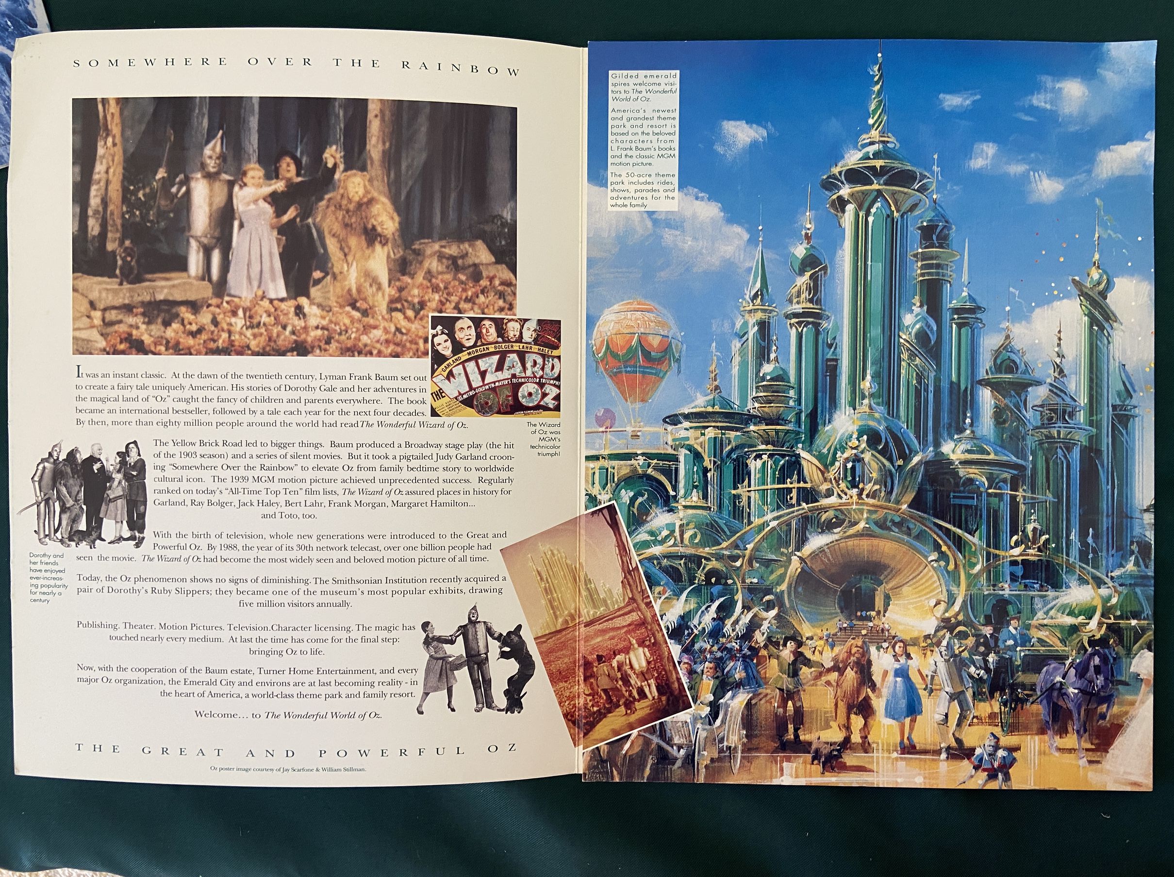 Wonderful World of Oz Theme Park Kansas Brochure