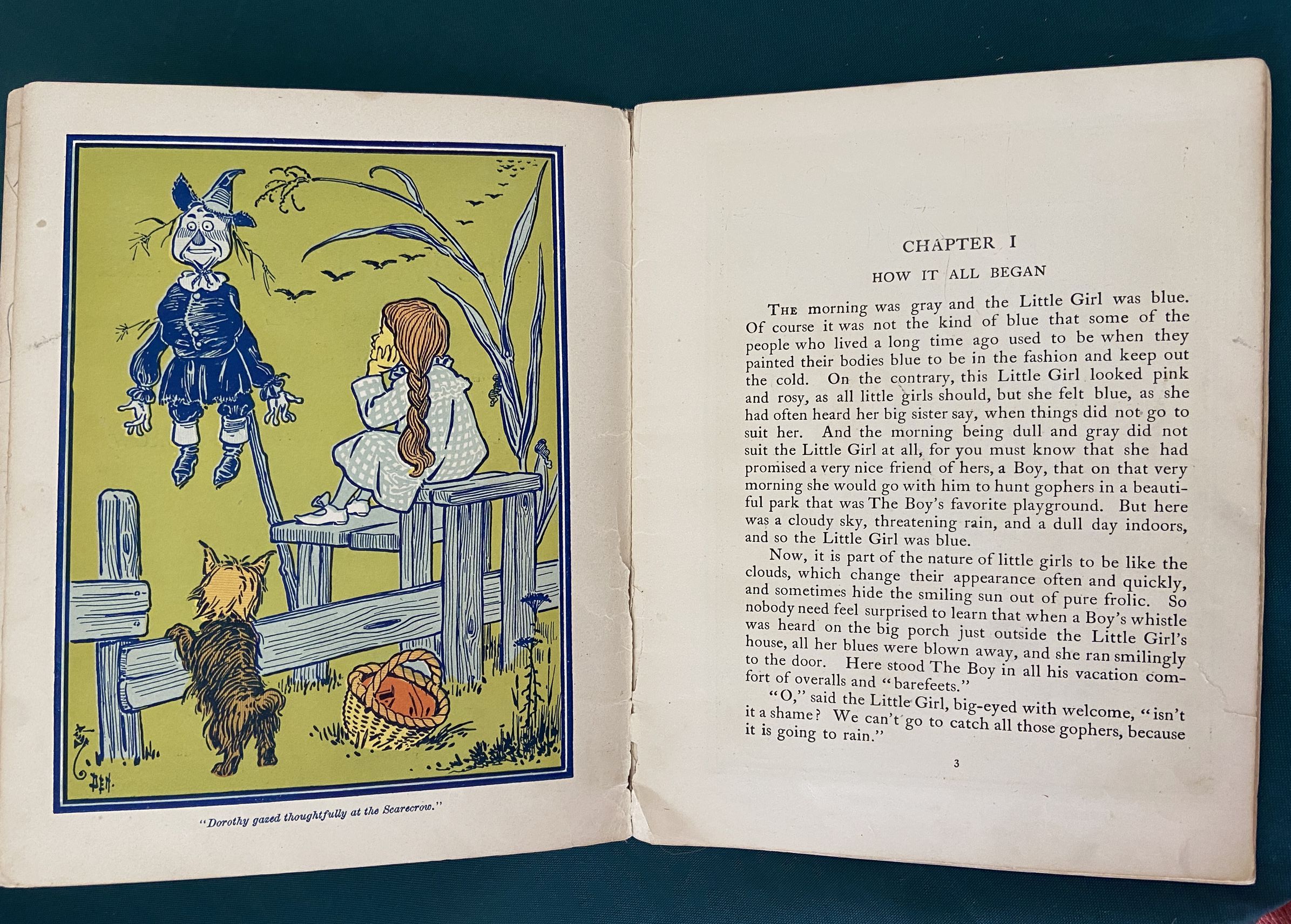 PICTURES FROM THE WONDERFUL WIZARD OF OZ W W Denslow Ogilvie Scarce 1903 Book - Image 10