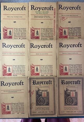 Roycroft Magazine W W Denslow Seahorse Cover