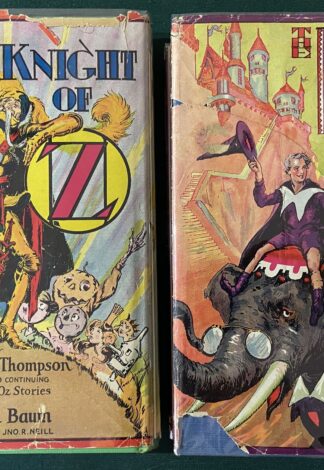 PURPLE PRINCE & YELLOW KNIGHT OF OZ w/ Dust Jacket DJ Vintage Ruth Plumly Thompson