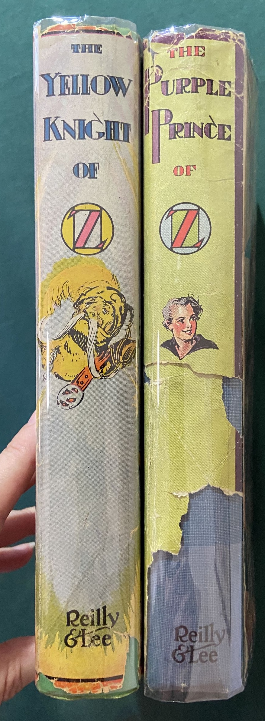 PURPLE PRINCE & YELLOW KNIGHT OF OZ w/ Dust Jacket DJ Vintage Ruth Plumly Thompson - Image 10