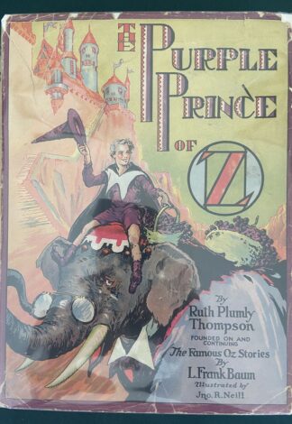 Purple Prince of Oz 1st Edition Dust Jacket Ruth Plumly Thompson