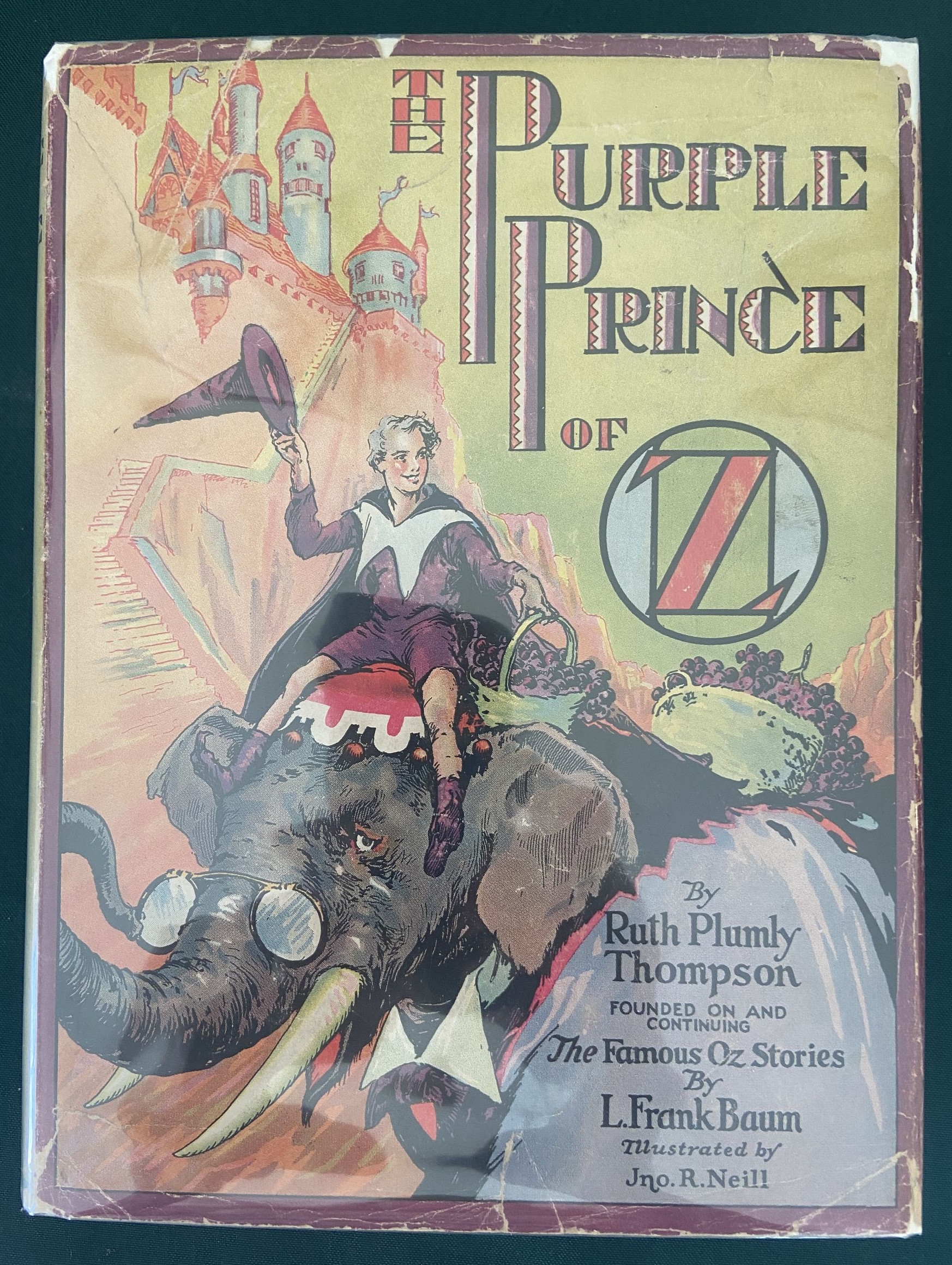 Purple Prince of Oz 1st Edition Dust Jacket Ruth Plumly Thompson