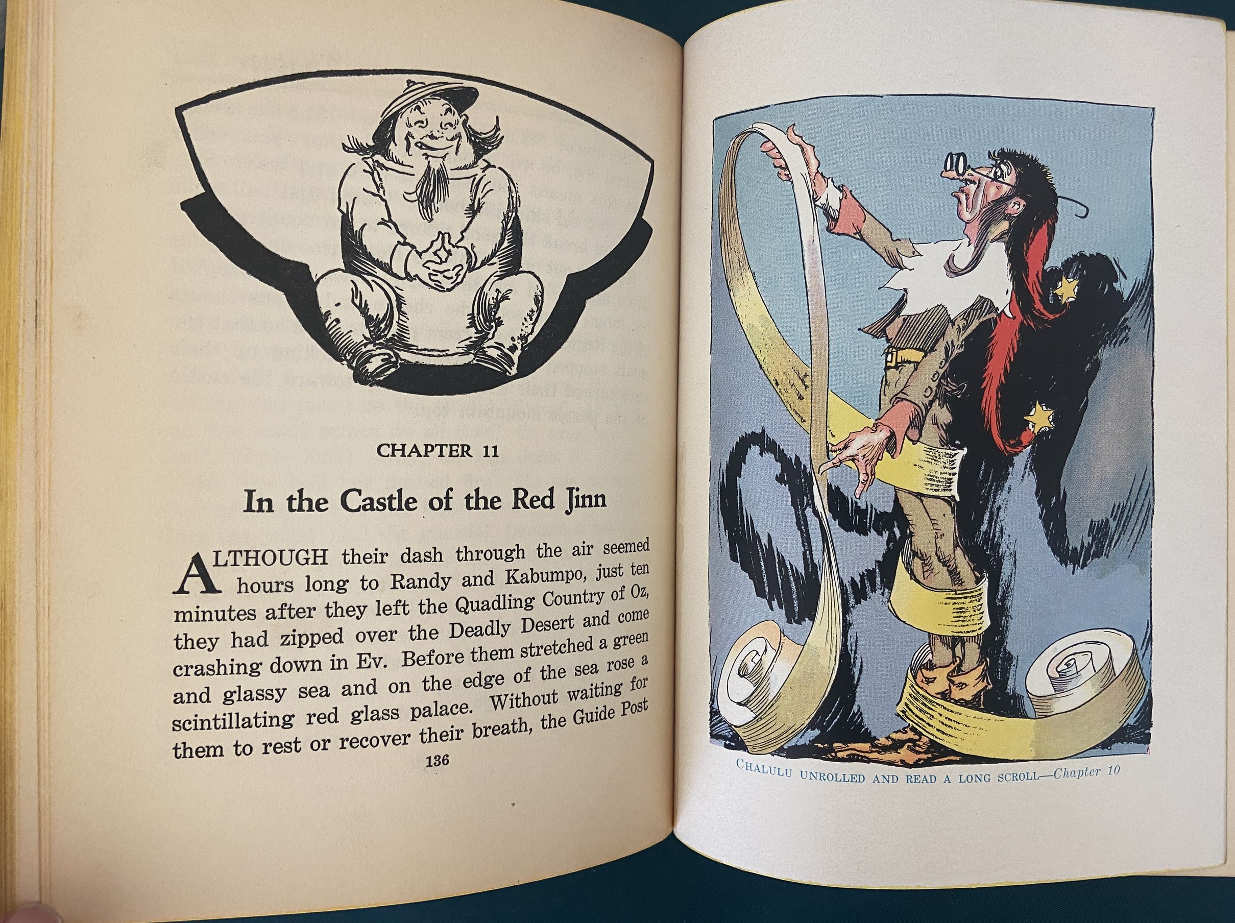 PURPLE PRINCE OF OZ 1932 1st Edn Book in Dust Jacket, Ray Powell's Copy, 12 Color Plates - Image 7