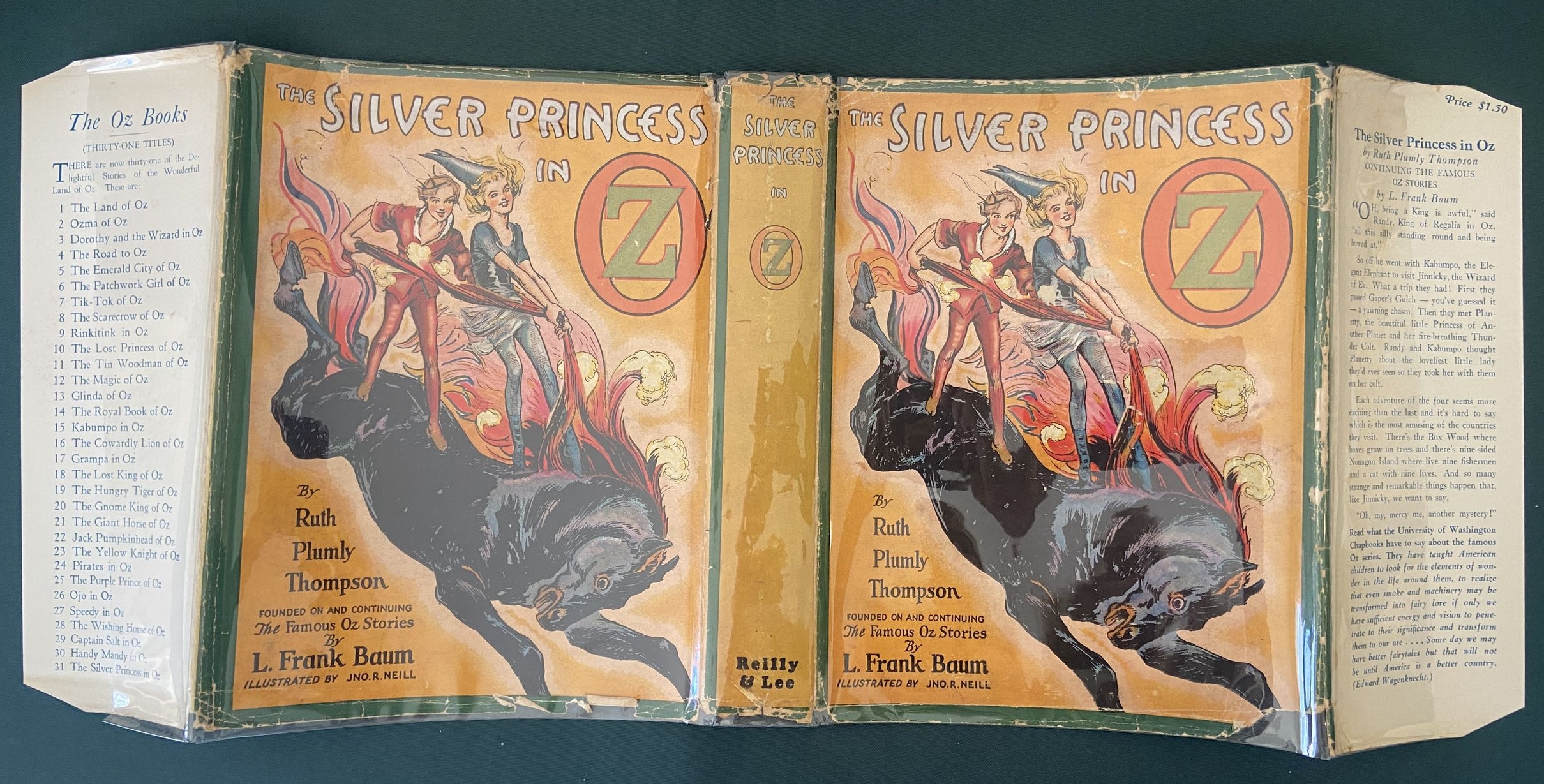 1st Edition Silver Princess in Oz w/ 1st Dust Jacket Ruth Plumly Thompson 1938 Book - Image 10