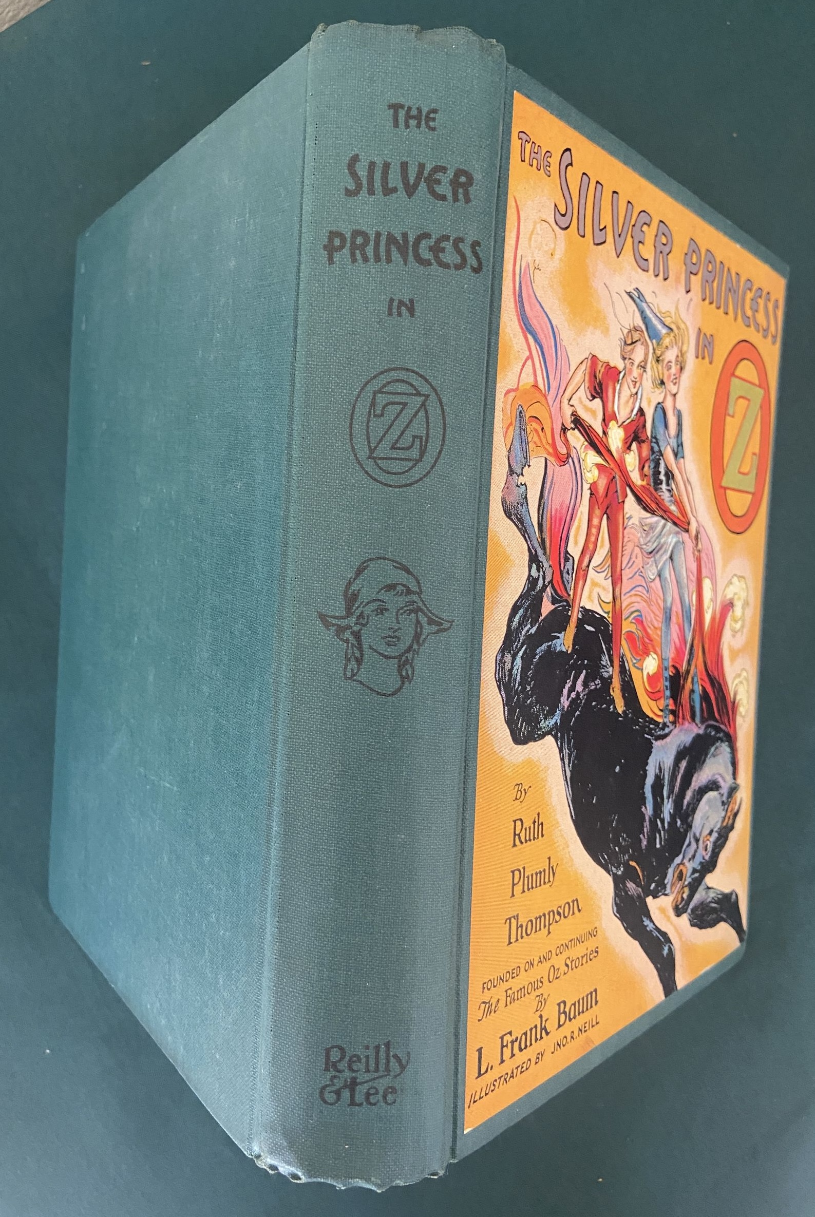 1st Edition Silver Princess in Oz w/ 1st Dust Jacket Ruth Plumly Thompson 1938 Book - Image 2