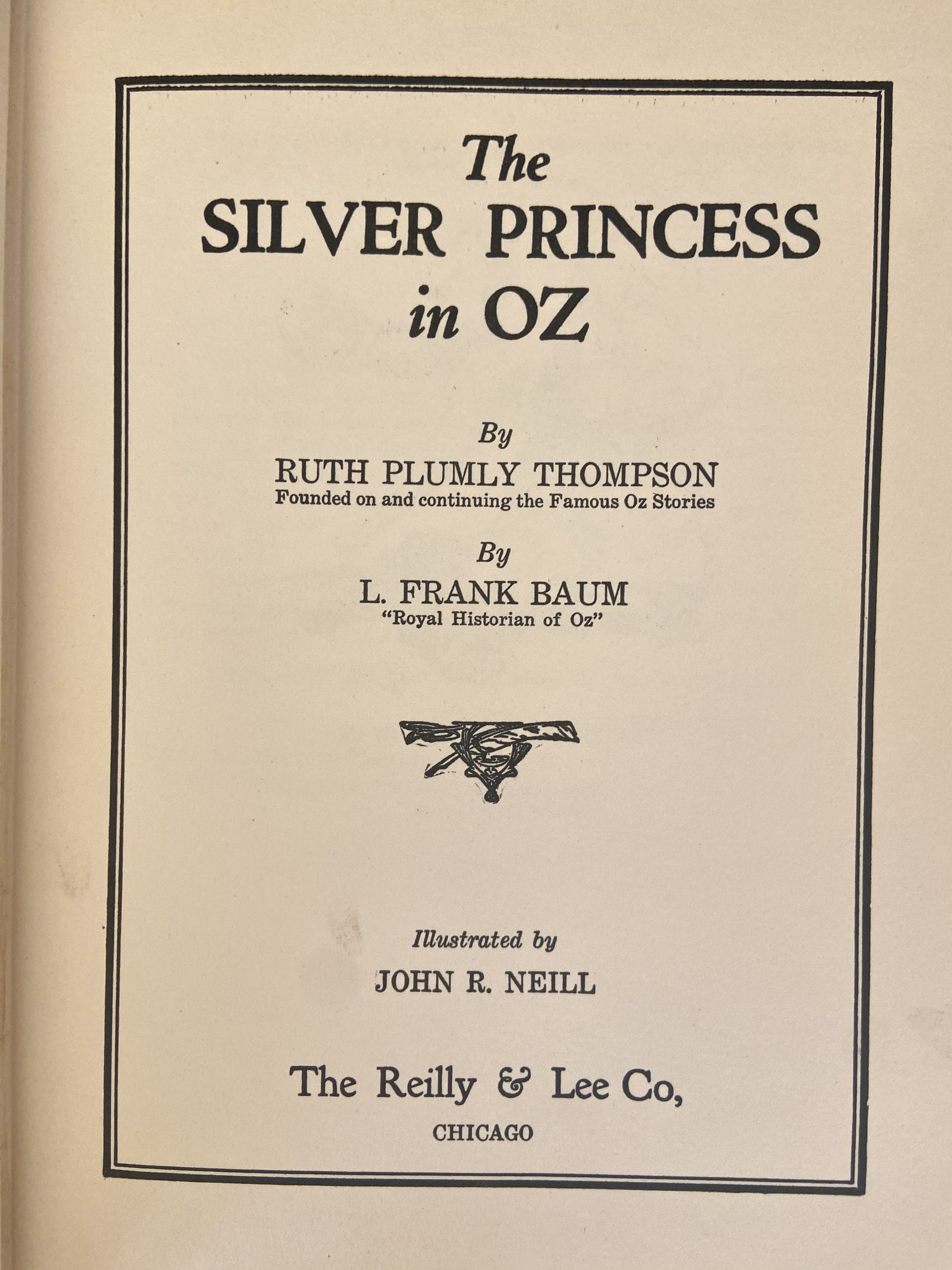 1st Edition Silver Princess in Oz w/ 1st Dust Jacket Ruth Plumly Thompson 1938 Book - Image 4