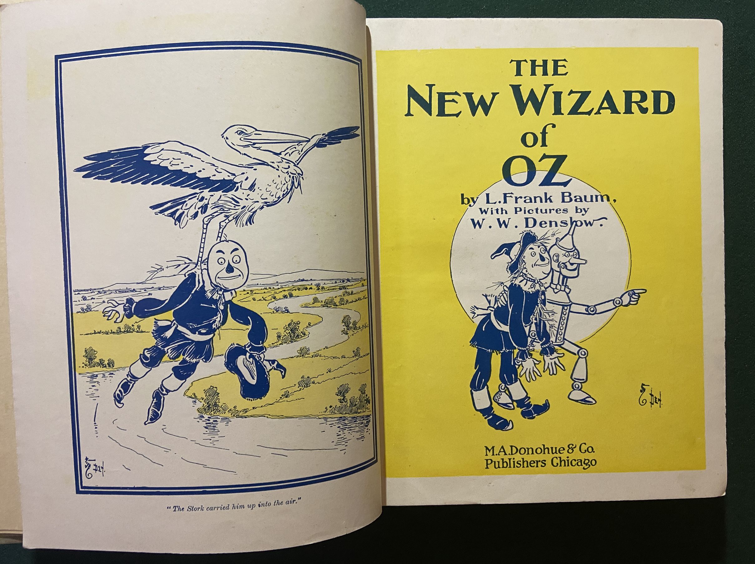 NEW WIZARD OF OZ 3rd Edition Donohue L Frank Baum Book ca. 1913 - Image 5