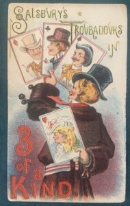 3 of a Kind Trade Card w w denslow Oz