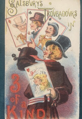 3 of a Kind Trade Card w w denslow Oz
