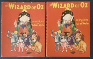 Animated Wizard of Oz Julian Wehr 1944 Dust Jacket