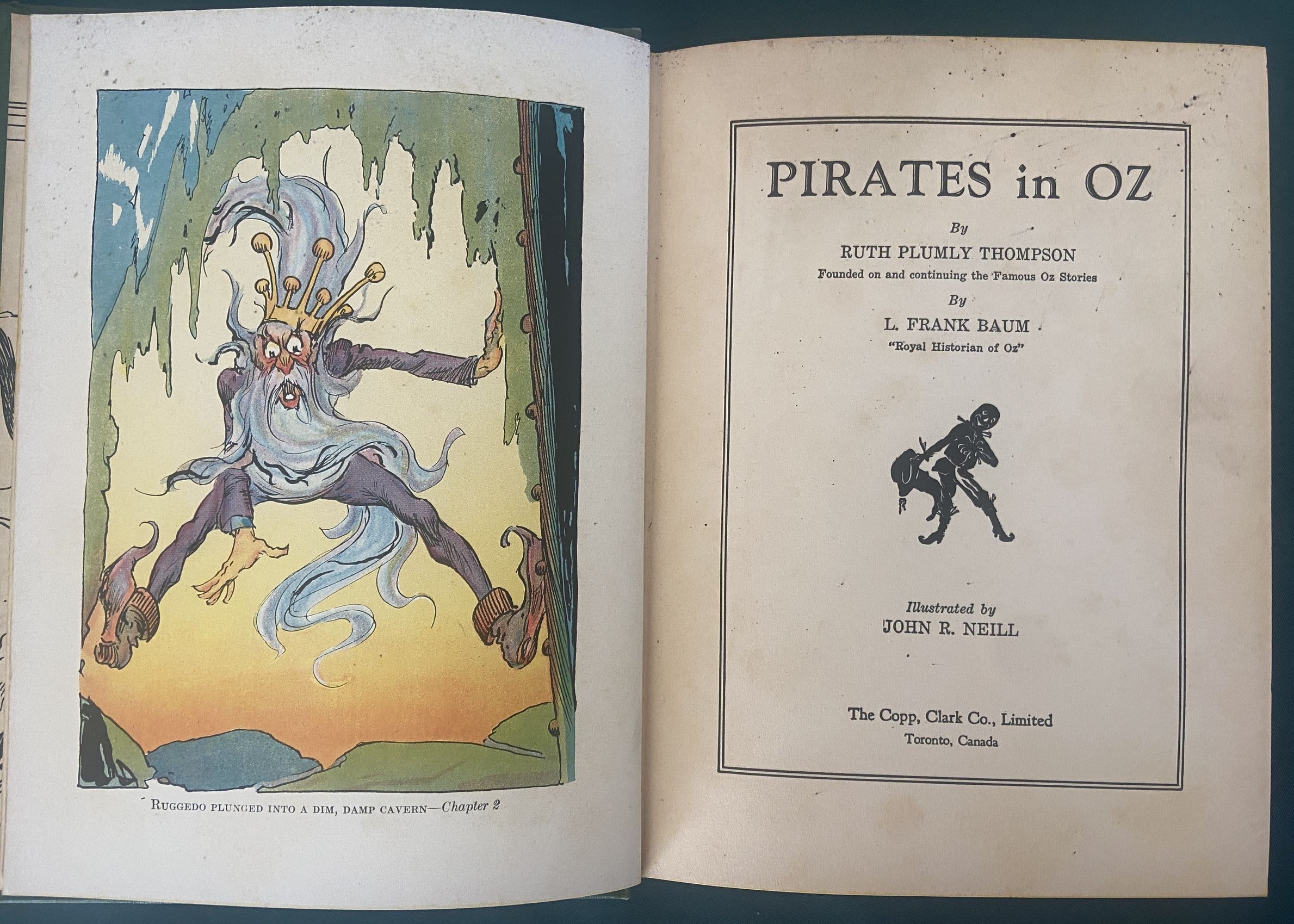 Sold: PIRATES IN OZ 1931 1st Edition Canadian Copp Clark Book Ruth Plumly Thompson - Image 5