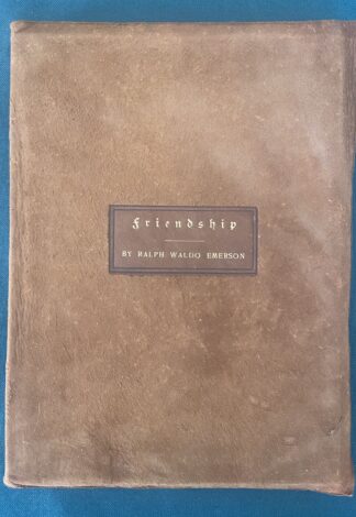 Roycroft Friendship Thoreau 1899 W W Denslow Initials