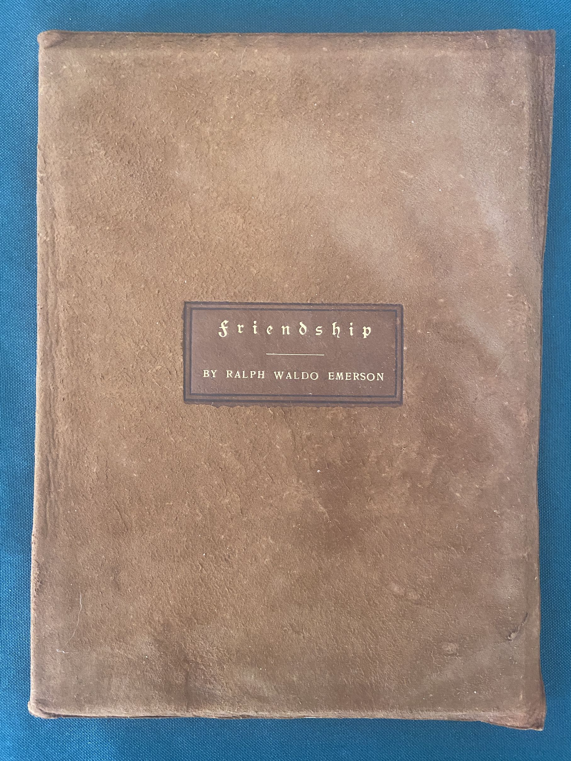 Roycroft Friendship Thoreau 1899 W W Denslow Initials