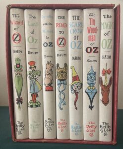 Treasury of Oz Wizard of Oz White Edition Box Set 1960s L Frank Baum