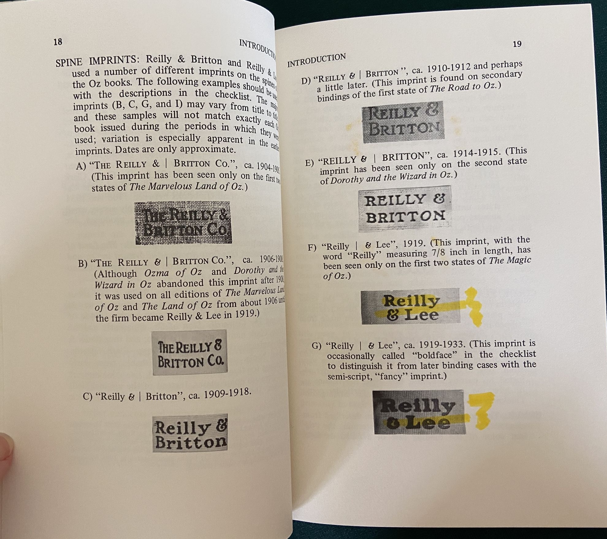 BIBLIOGRAPHIA OZIANA Wizard of Oz Baum Reference Book 1st Printing 1976 - Image 4