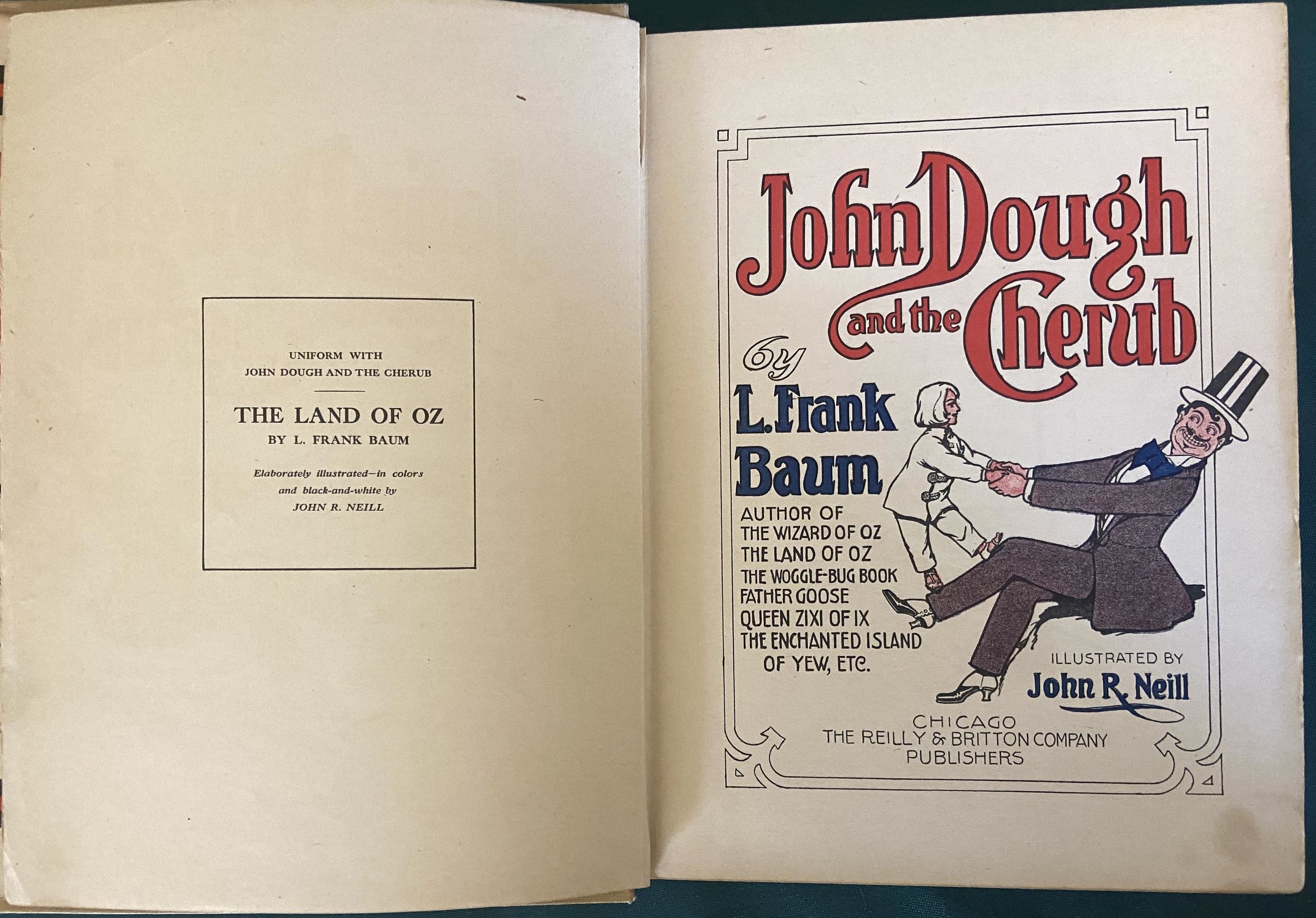 JOHN DOUGH & THE CHERUB Book L Frank Baum Oz 1st Edn/2nd Print - Image 3