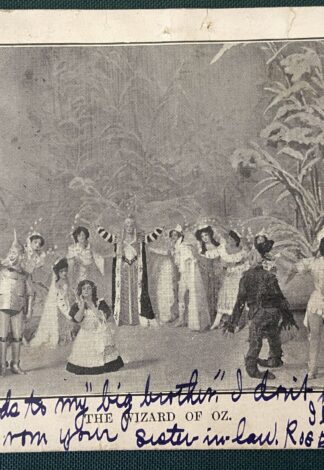 Wizard of Oz Stageplay Postcards 1906 Poppy Field
